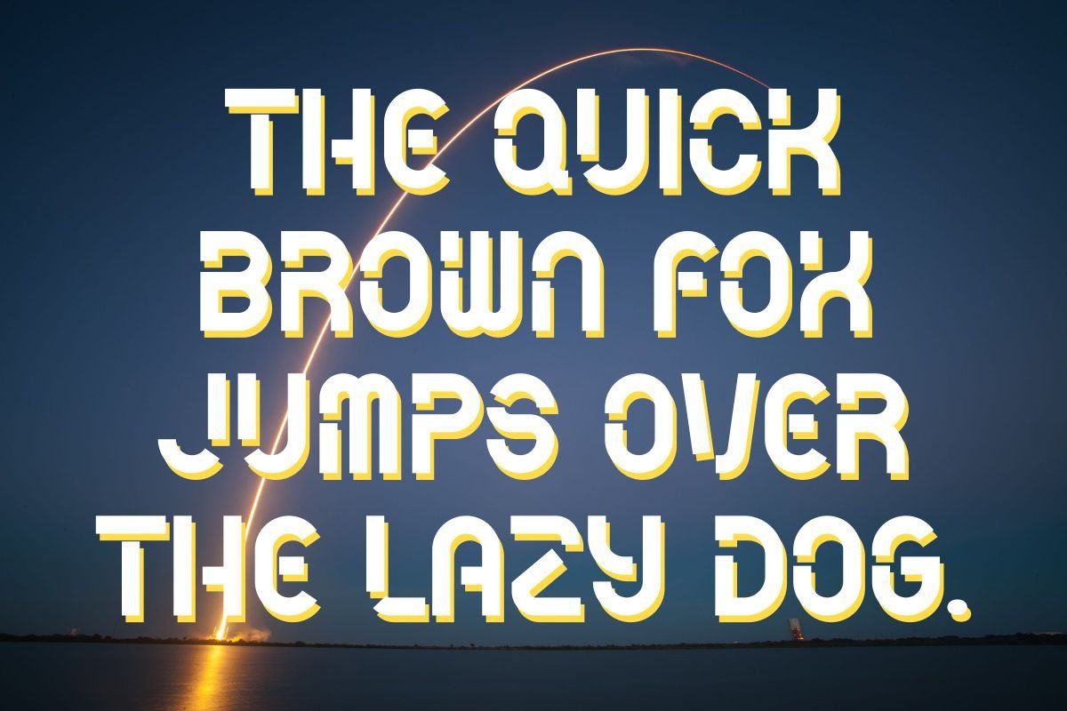 Space Laser - Modern Futuristic Font — image 6