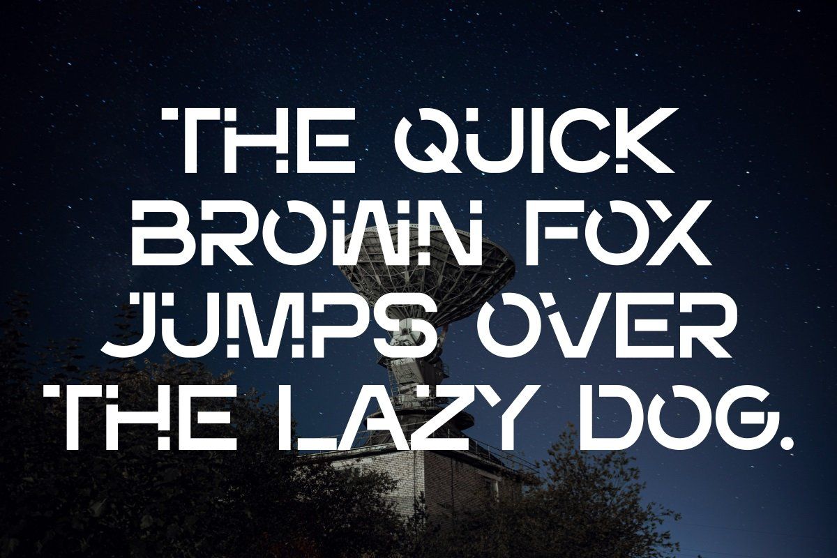 Space Matic - Futuristic Font — image 6