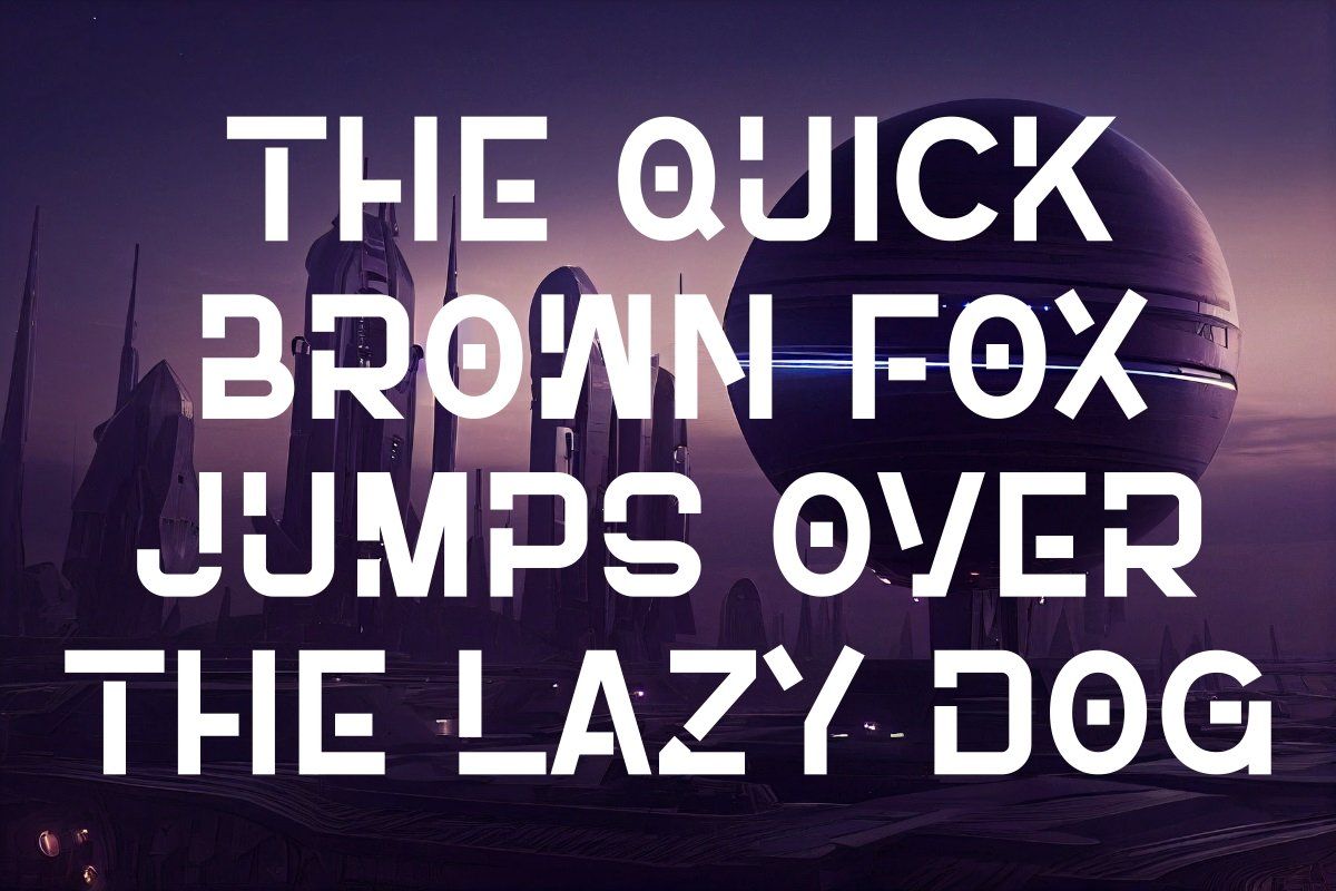 Space Perfect - Modern Futuristic Font — image 6