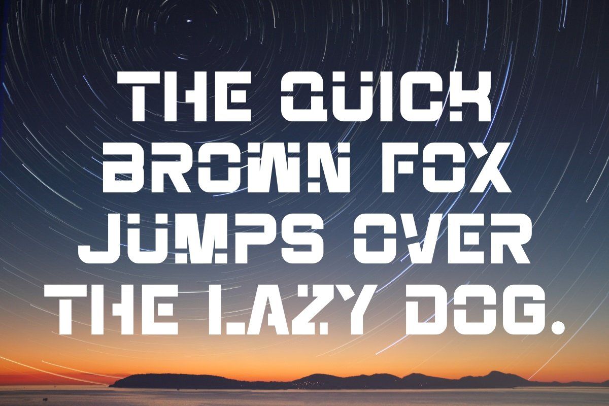 Space Retro - Futuristic Font — image 6