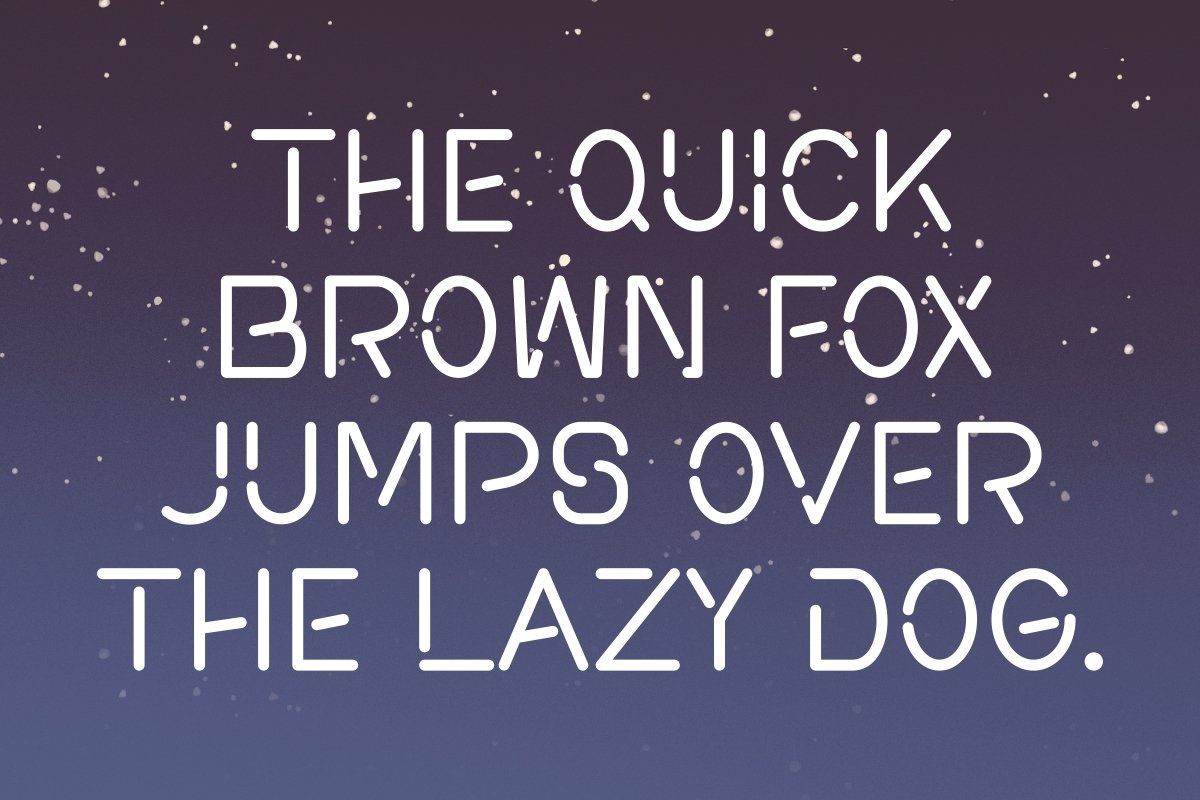 Space Stacked - Futuristic Font