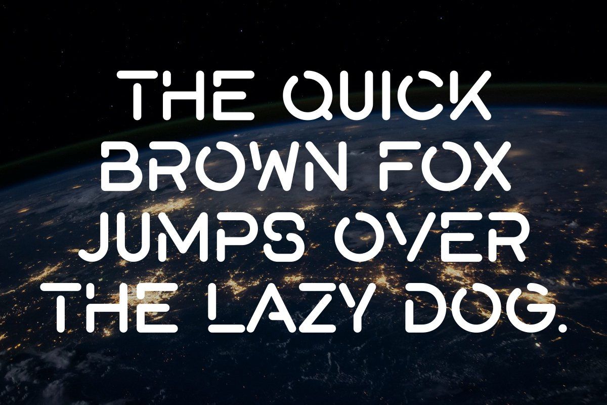 Spacewar - Futuristic Display Font