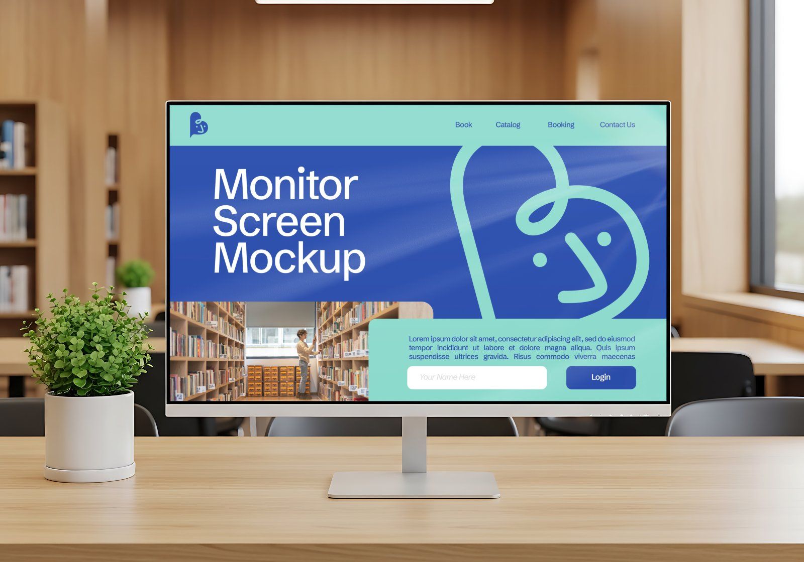 Premium Library Branding Mockup Bundle PSD – School or University Branding