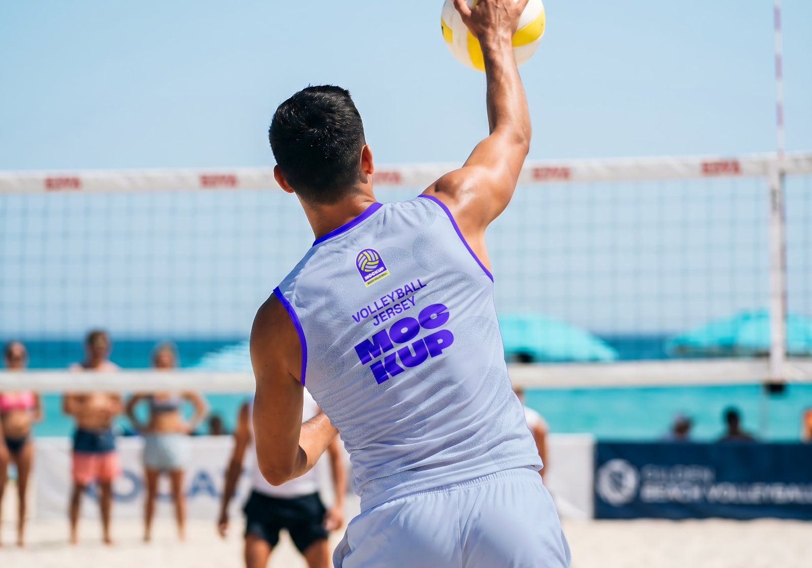 Premium Beach Volley & Summer Sports Branding Mockup Bundle – 15 Aesthetic PSD Scenes for Athletic I