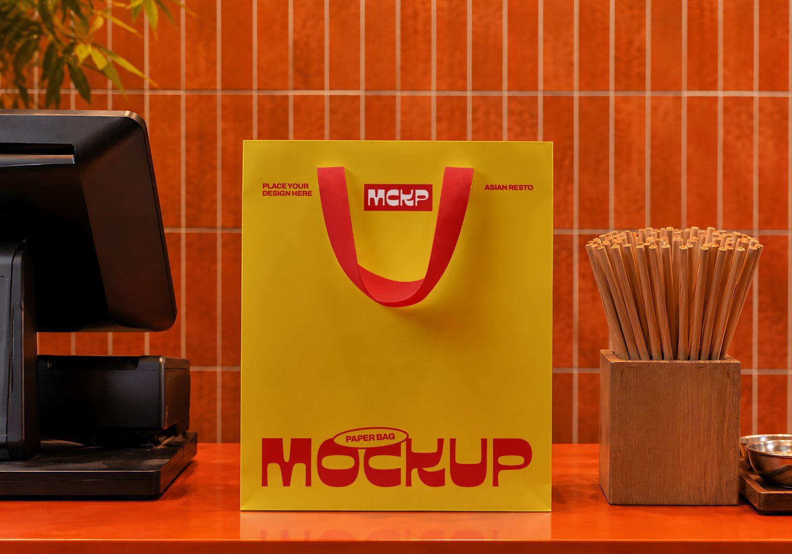 Premium Asian Restaurant Branding Mockup Bundle – 15 Aesthetic PSD Scenes for Cafe, Diner & Food Pac