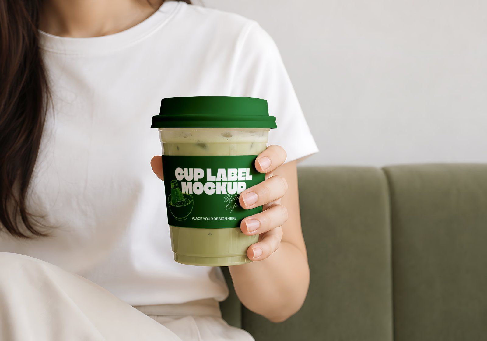 Premium Matcha Cafe Branding Mockup Bundle – 15 Aesthetic PSD Scenes for Tea House, Bakery & Packagi