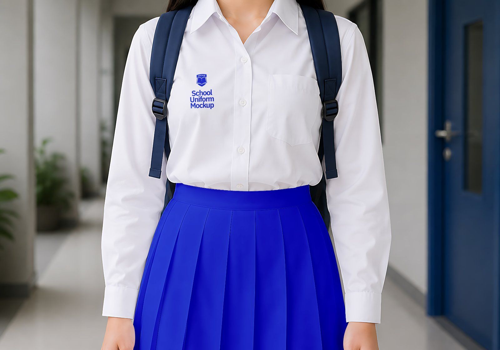 Premium Branding Blue High School Mockup — image 2