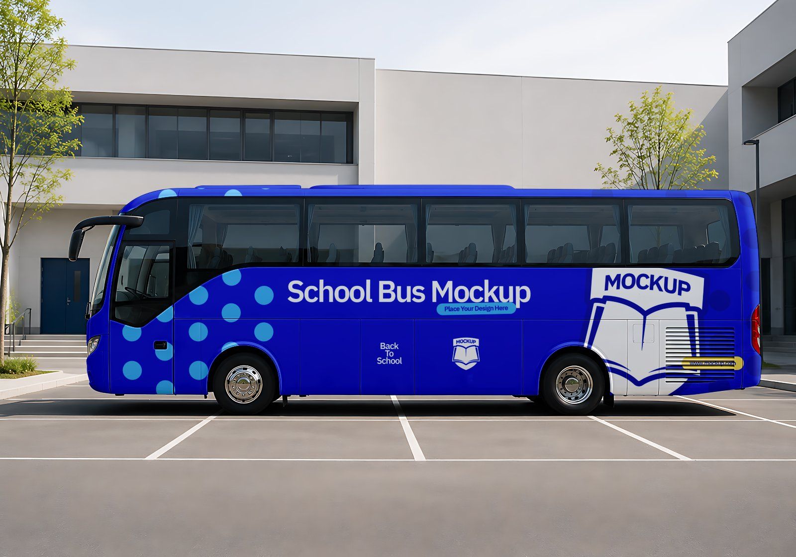 Premium Branding Blue High School Mockup — image 4