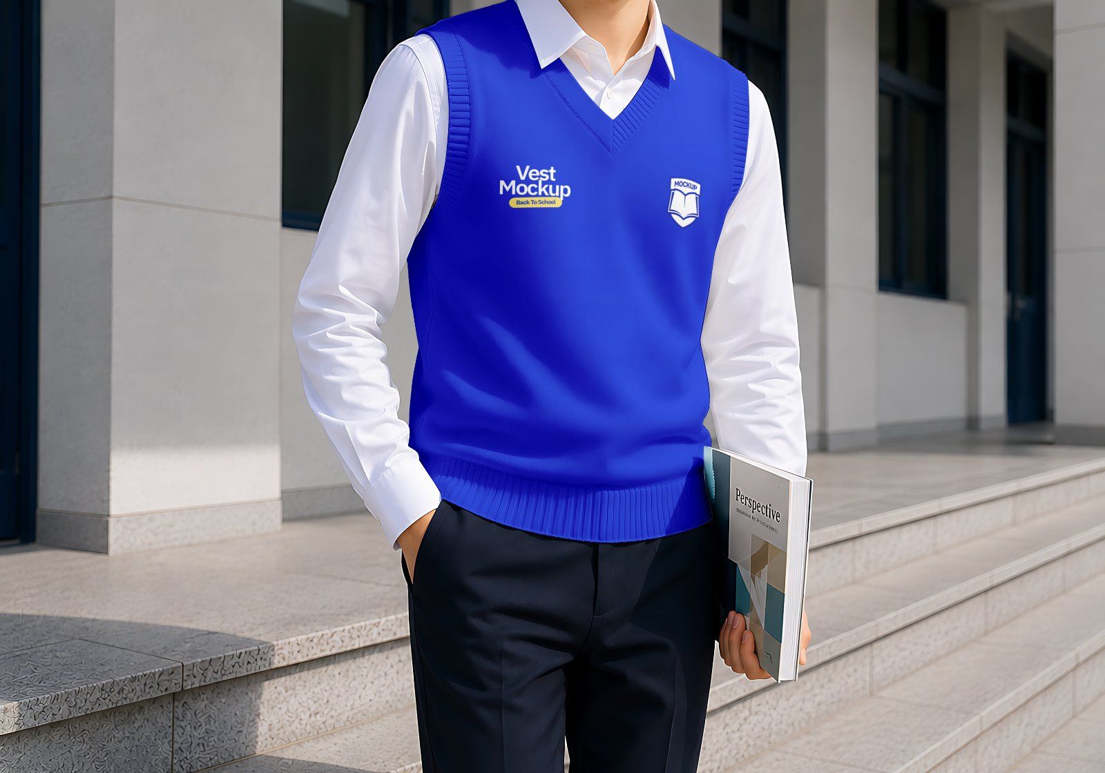 Premium Branding Blue High School Mockup — image 7