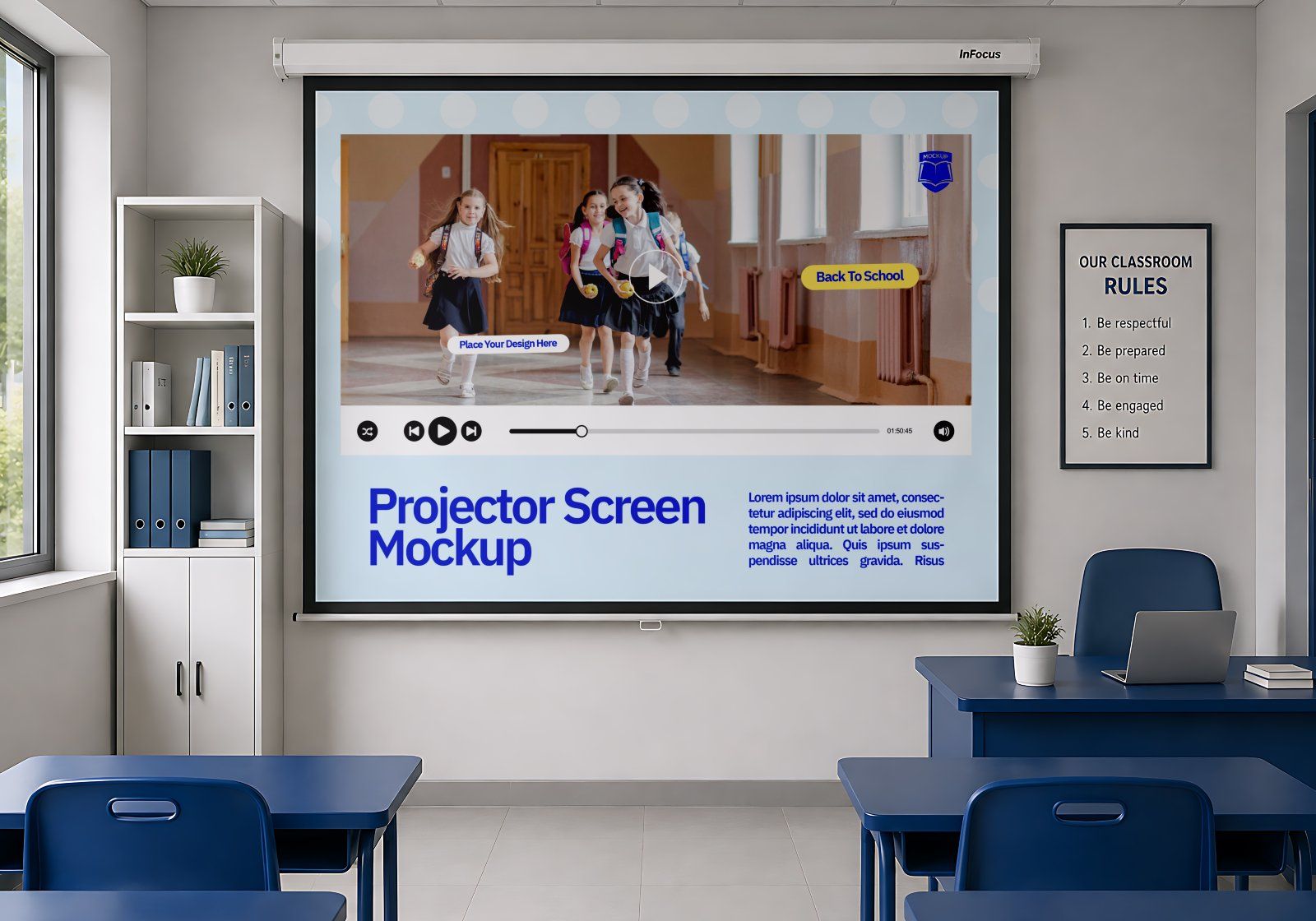 Premium Branding Blue High School Mockup — image 13