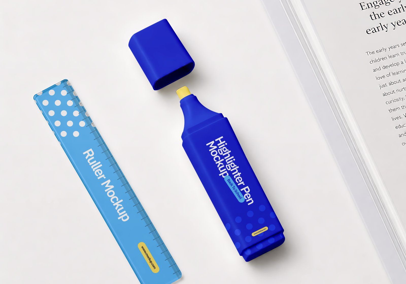 Premium Branding Blue High School Mockup — image 15
