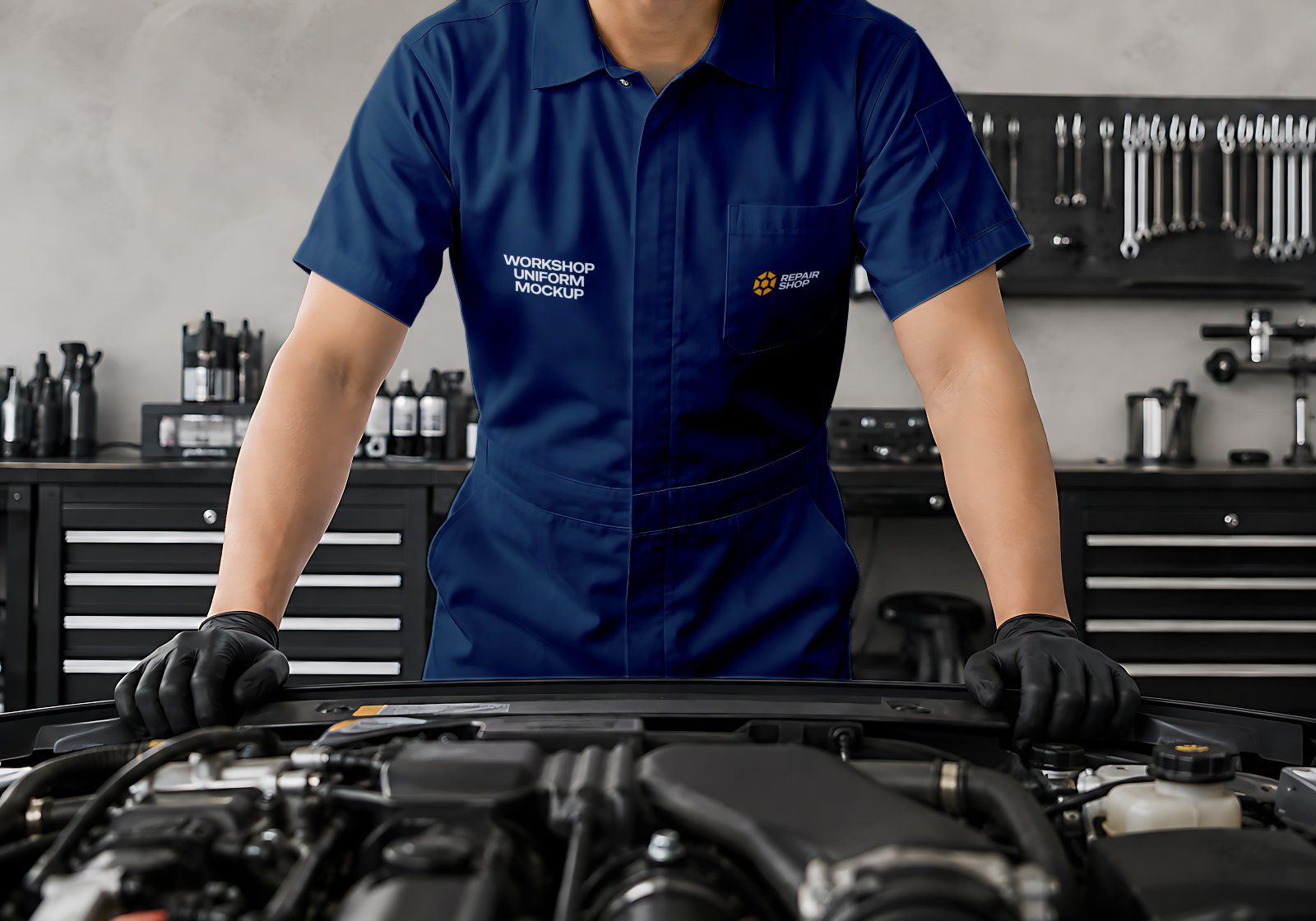 Premium Branding Car Repair Shop Mockup — image 2