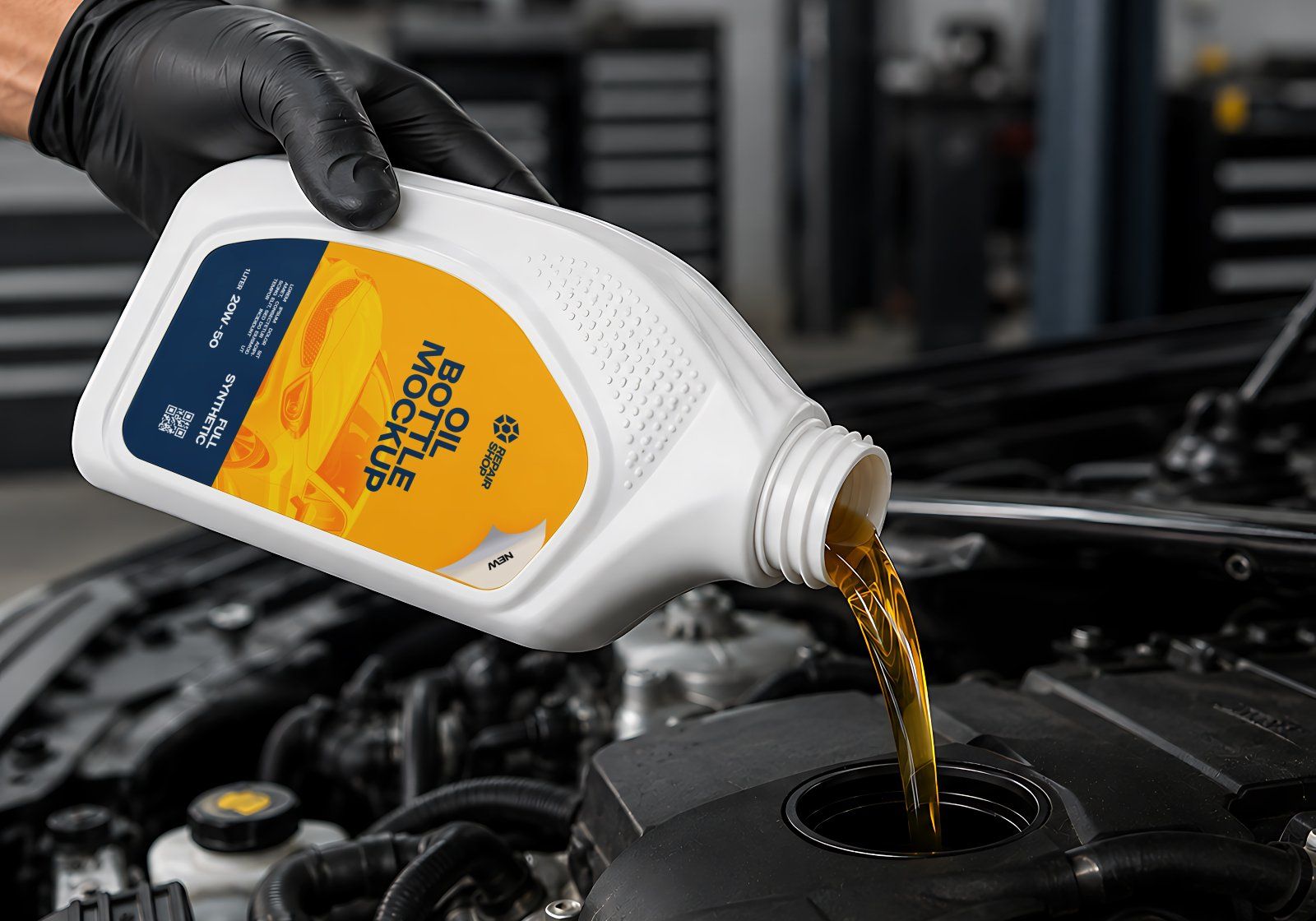 Premium Branding Car Repair Shop Mockup — image 3