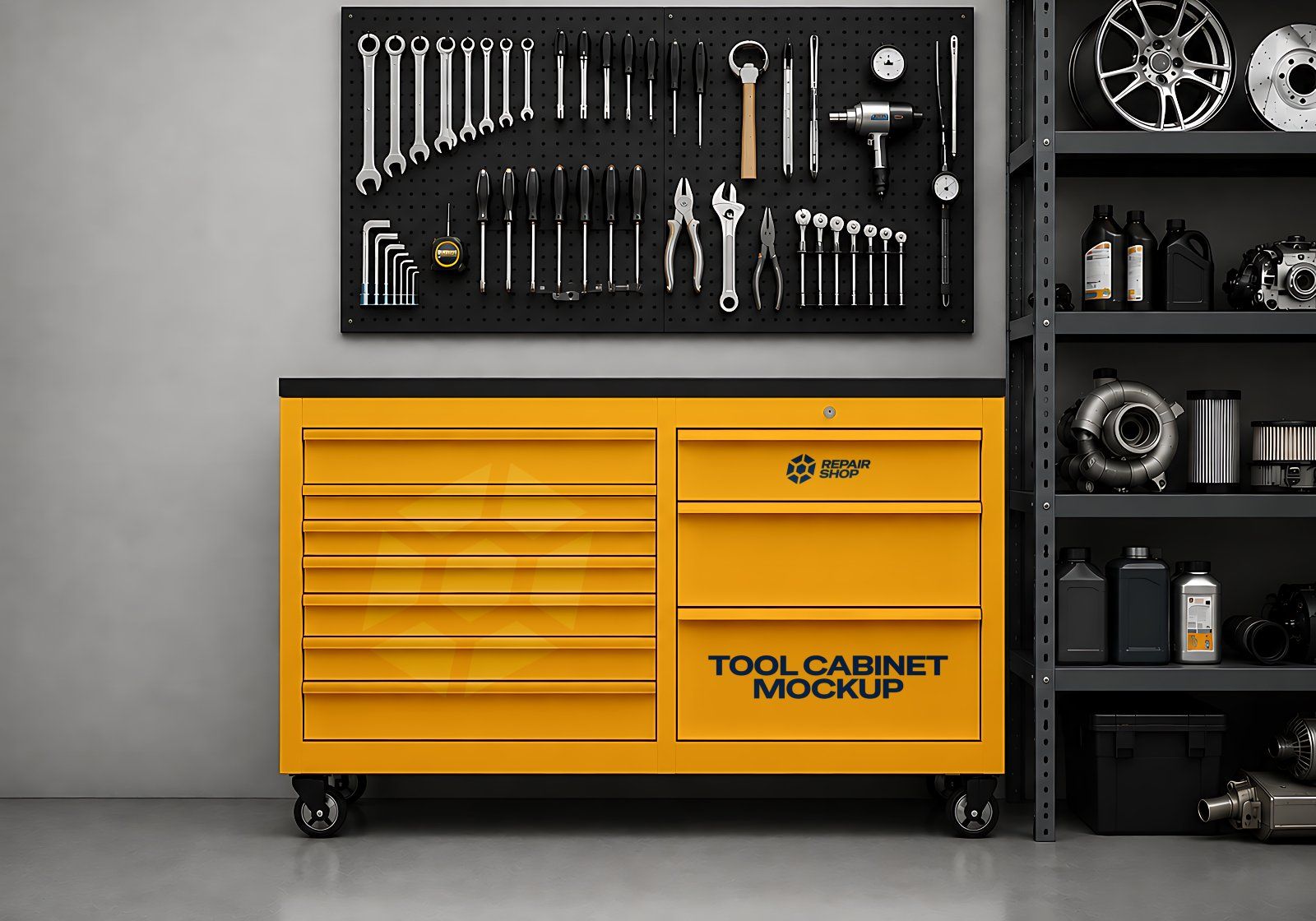 Premium Branding Car Repair Shop Mockup — image 9