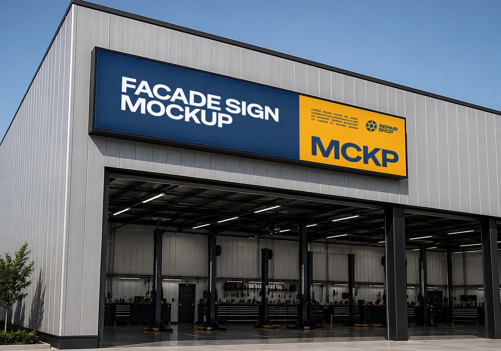 Premium Branding Car Repair Shop Mockup — image 14
