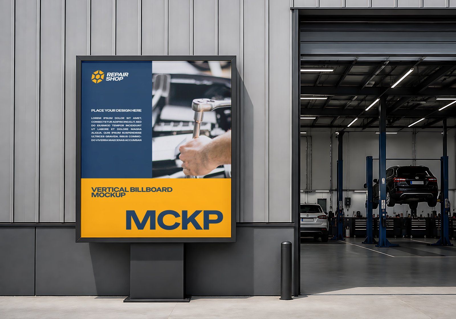 Premium Branding Car Repair Shop Mockup — image 15