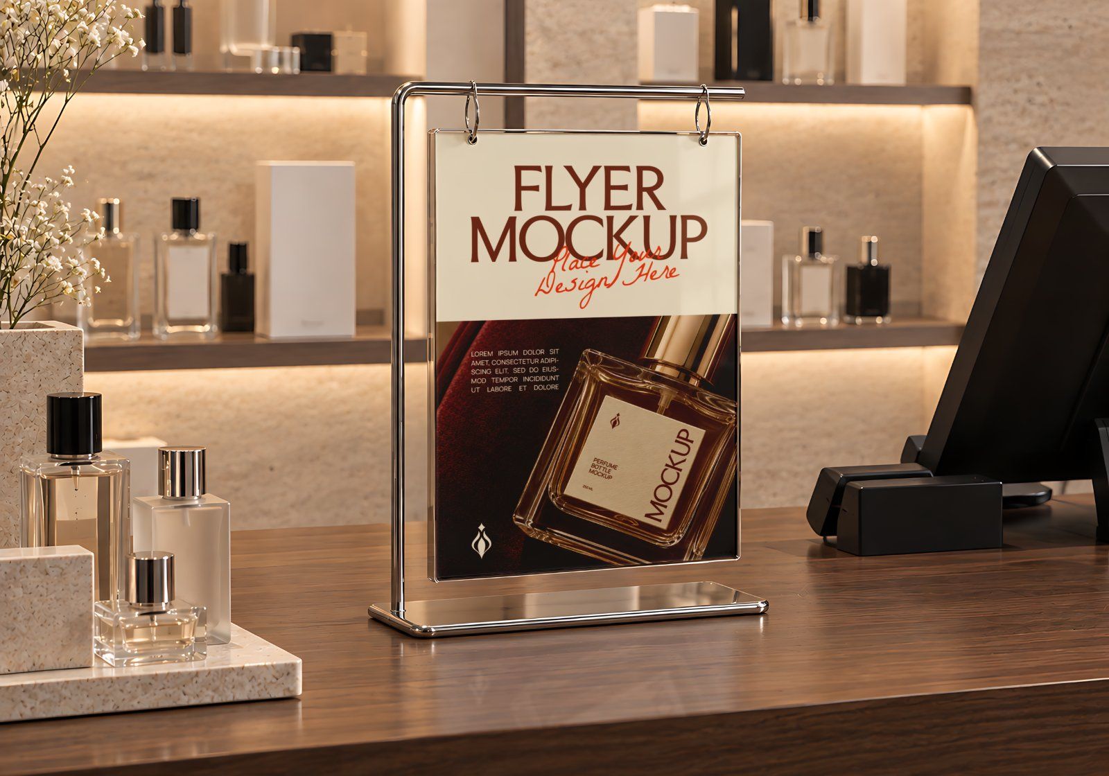 Perfume Store Branding Mockup Bundle - 15 PSD Templates  Perfume & Fragrance Brand Identity — image 12