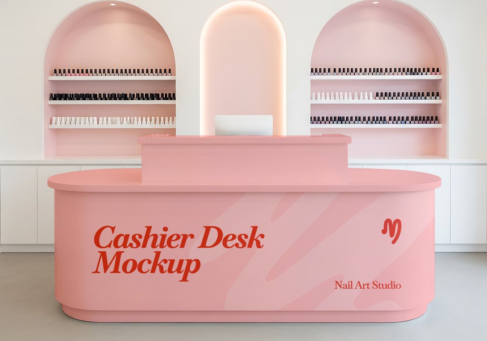 Nail Art Studio Mockup Bundle – 15 PSD Templates for Beauty Salon & Manicure Branding