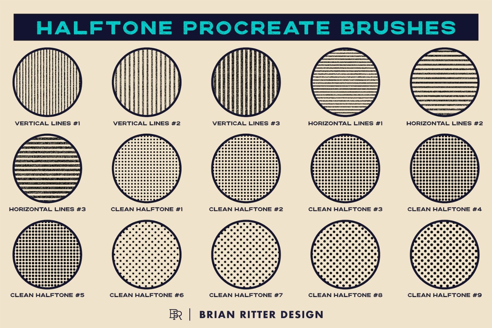 Halftone Procreate Brushes — image 7
