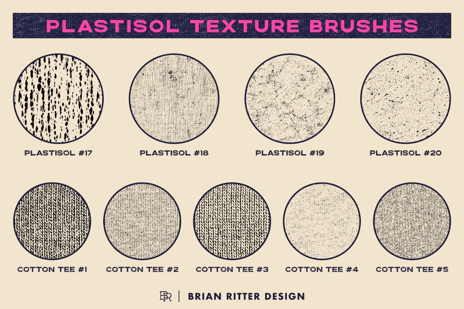 Plastisol Texture Brushes — image 6