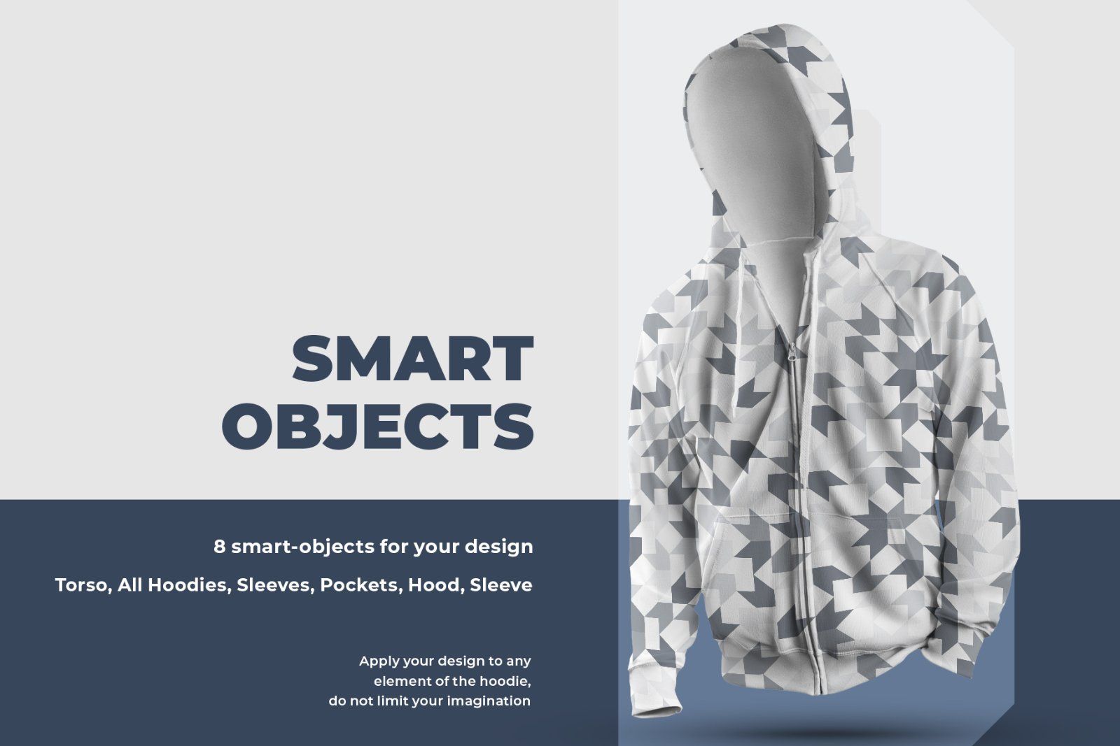 10 Men's Zip Hoodie Mockups 3D Style — image 6