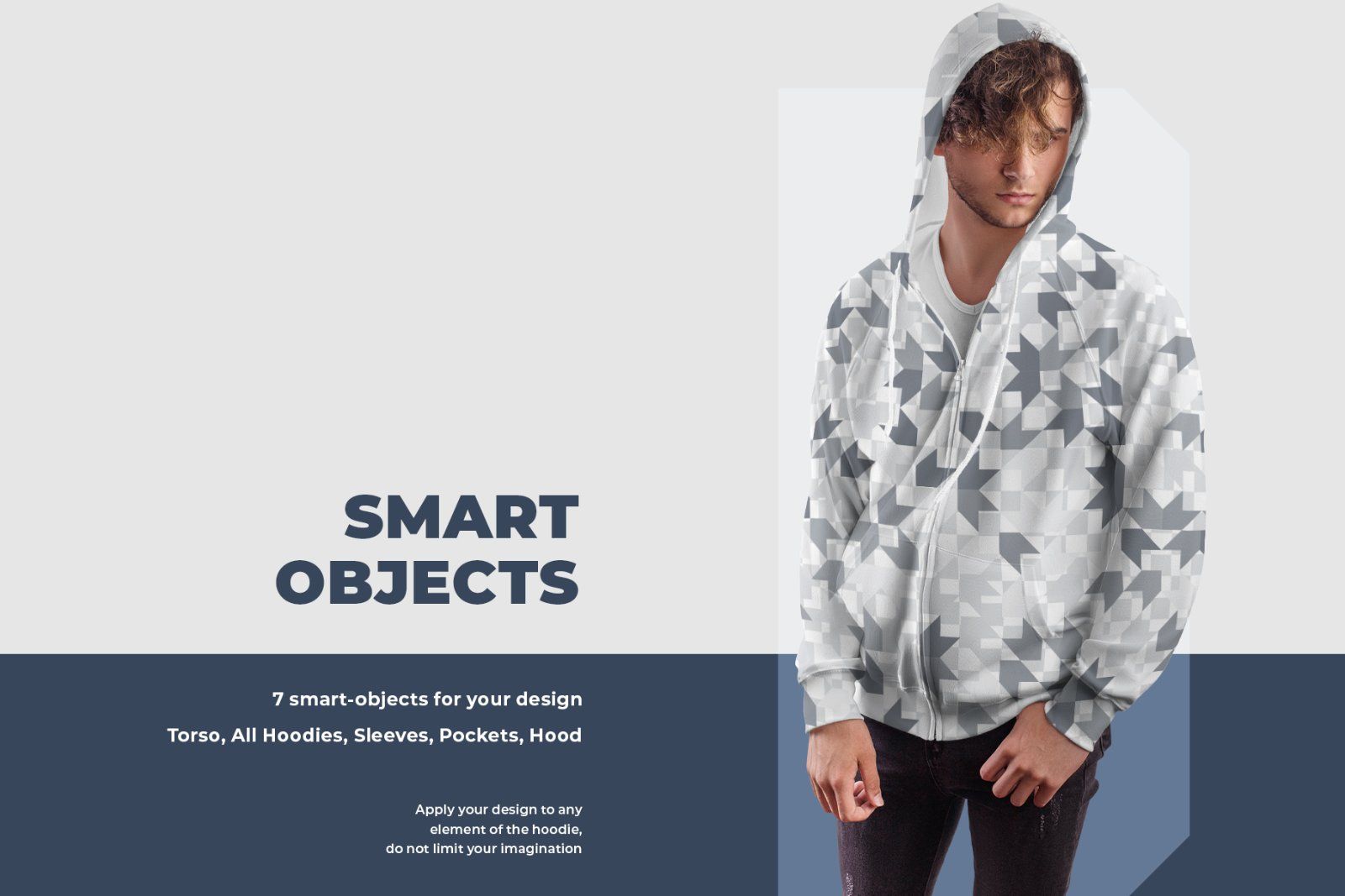 10 Men's Zip Hoodie Mockups — image 6