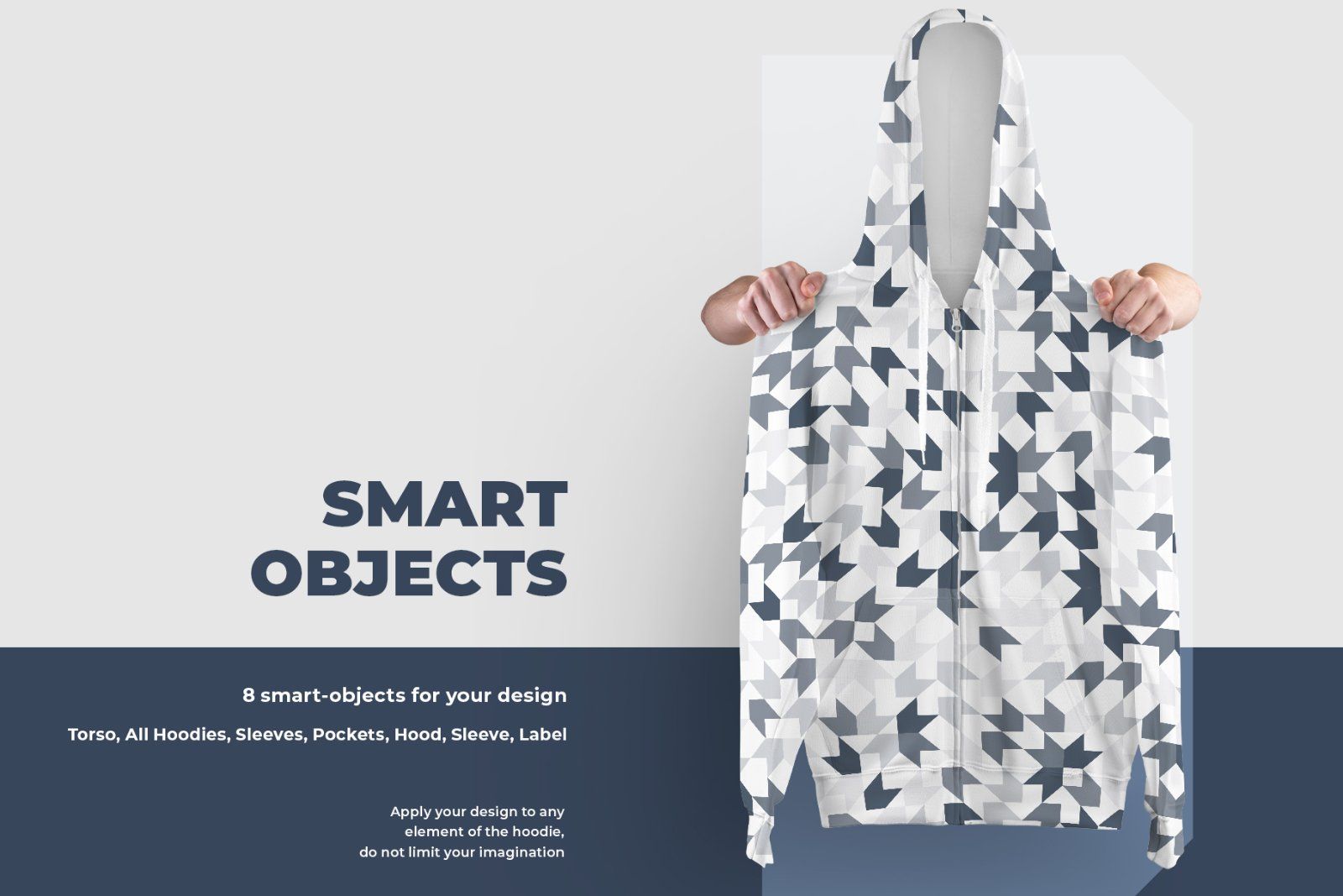8 Zip Hoodie Mockups (Subject) — image 6