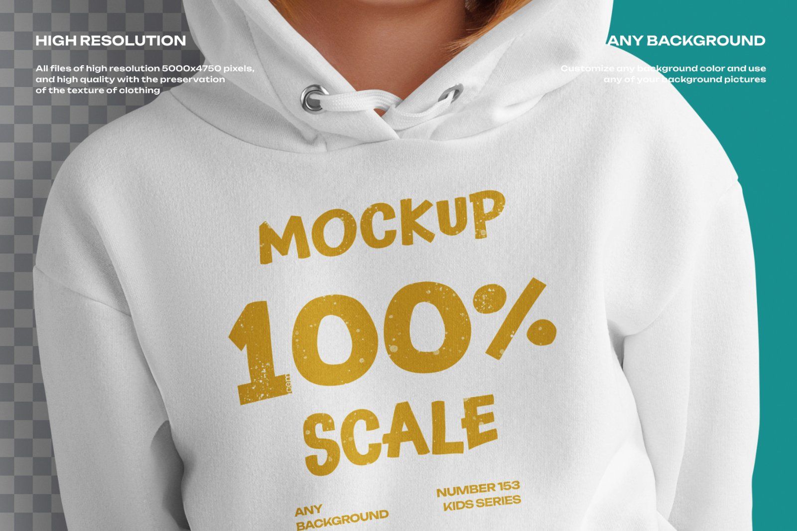 Children’s Hoodie Mockup – Vol. 02