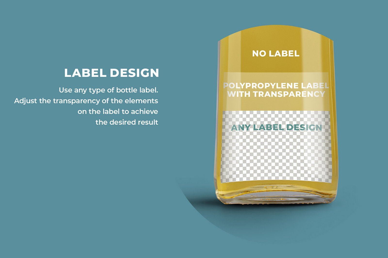 3 Mockups Glass Bottles Sunflower Oil — image 6