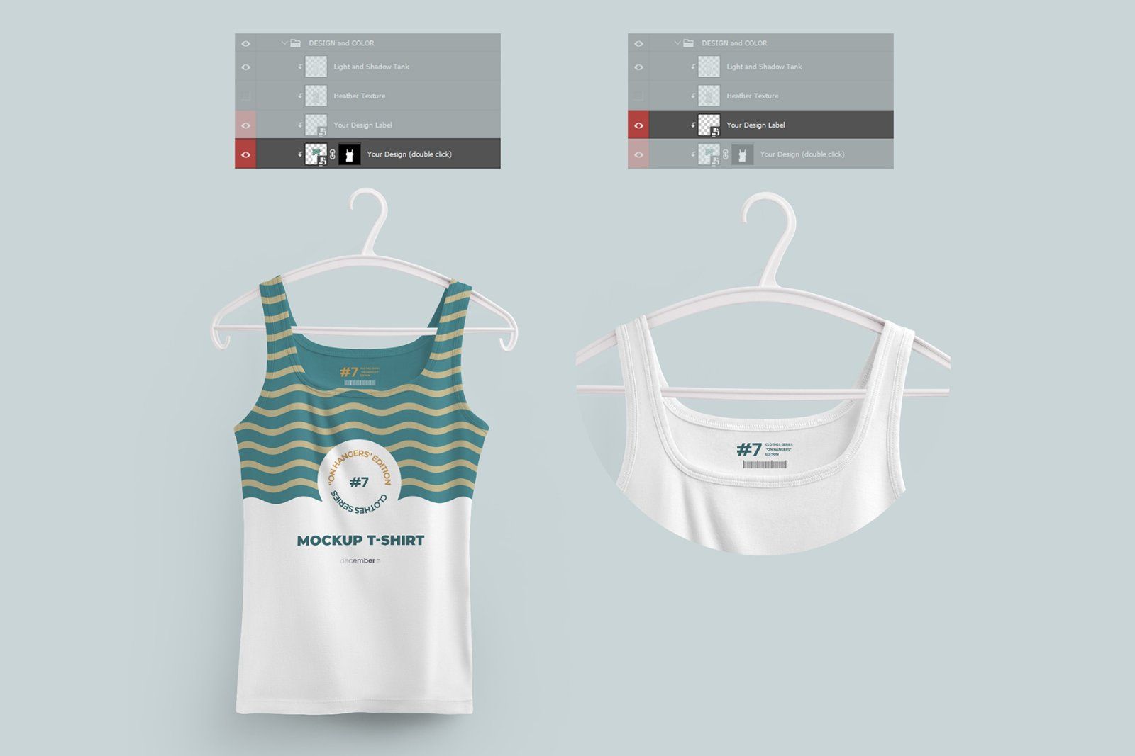 2 Mockups  Tank Top With 6 Different Hangers — image 6