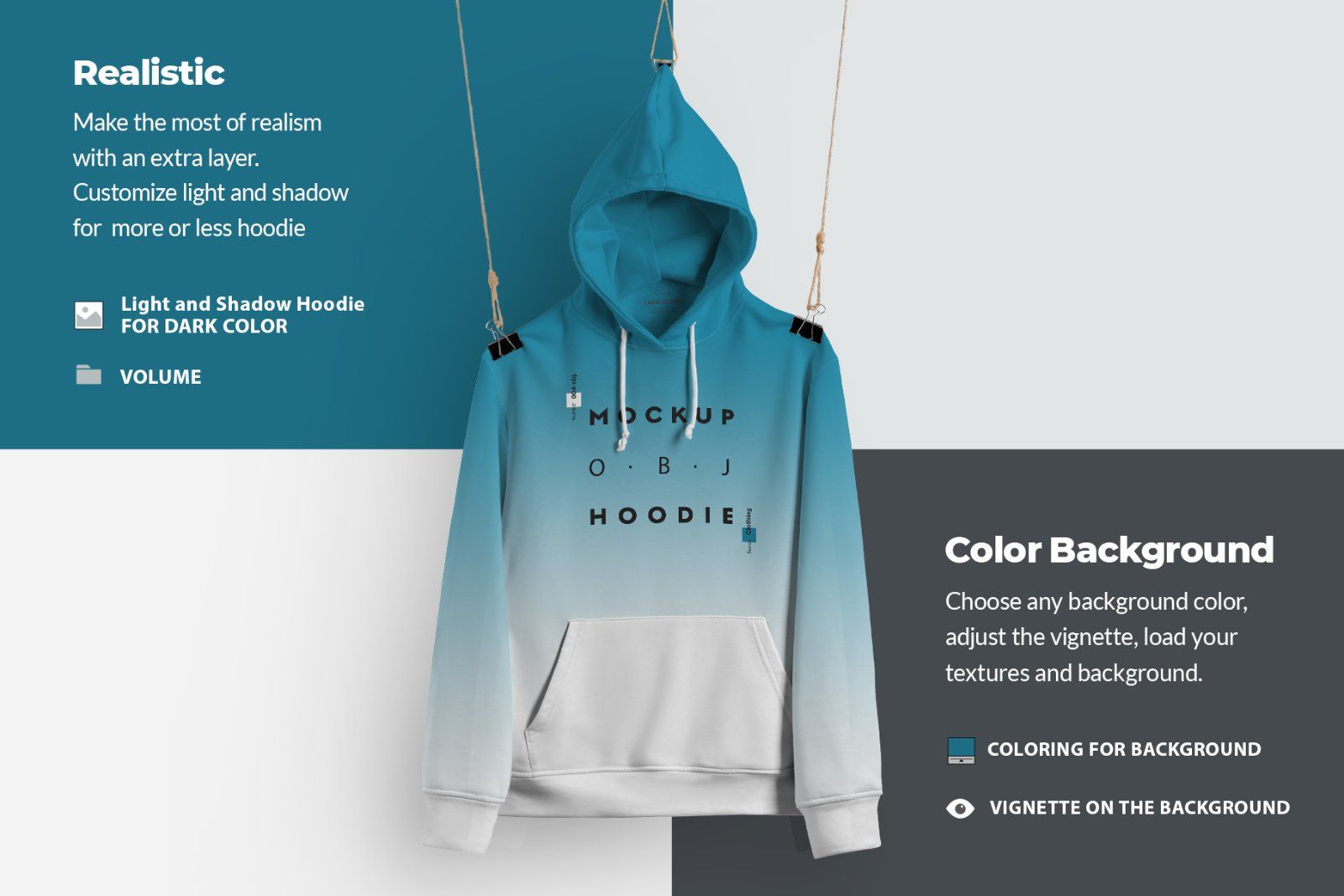 8 Mockups Hoodie