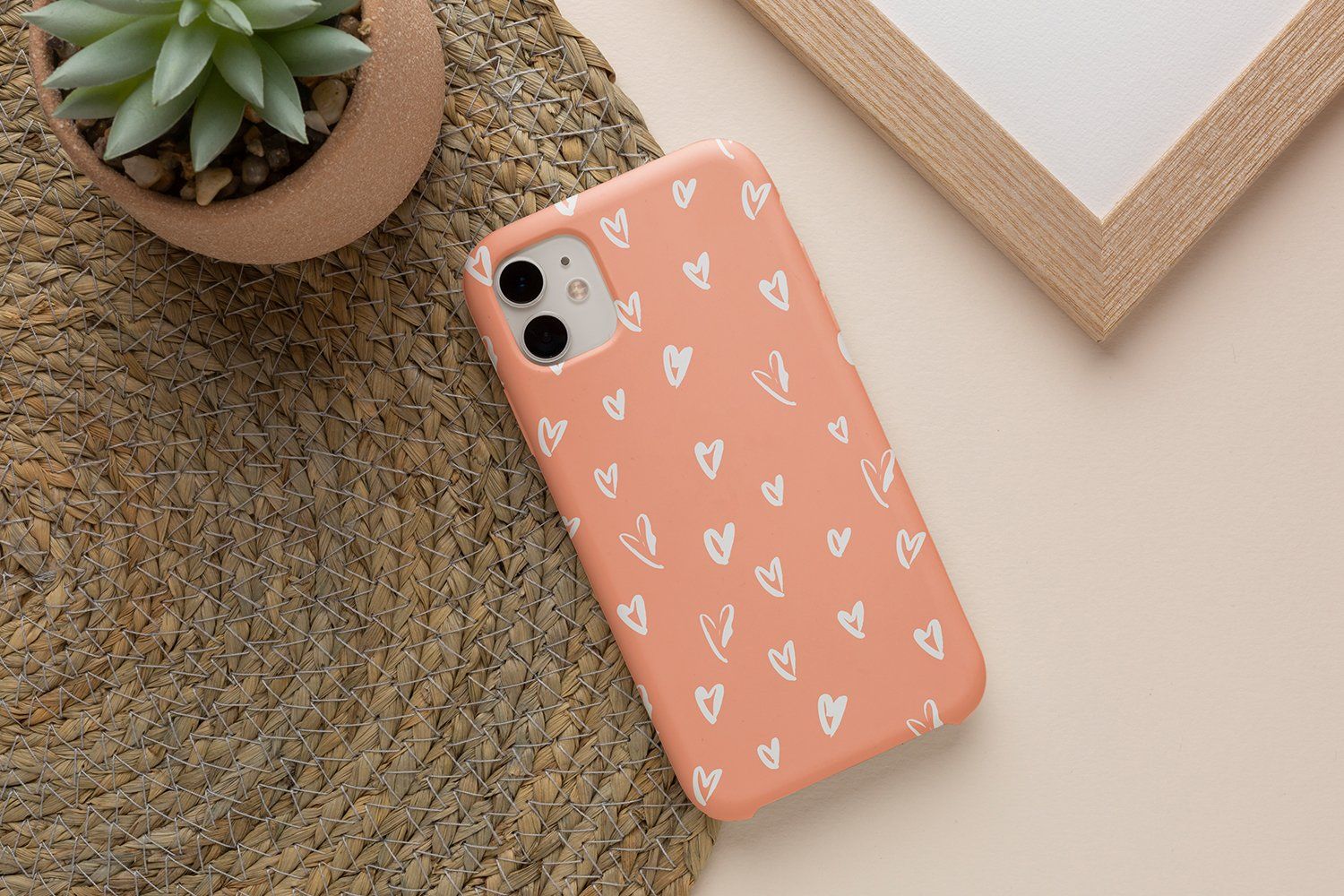 Sketched Hearts Pattern
