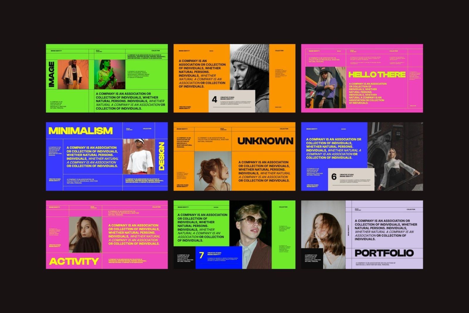 Audrey - Brand Identity Google Slides