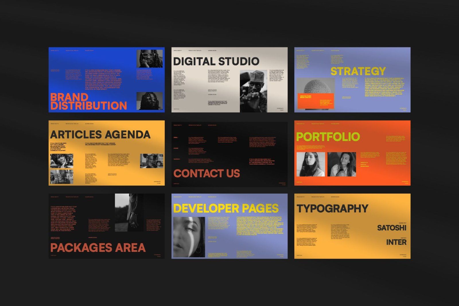 Michael - Brand Portfolio Google Slides