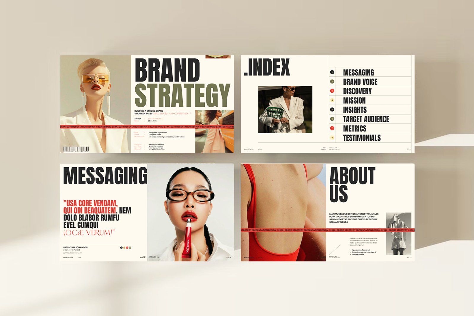 Brand Strategy Presentation Template
