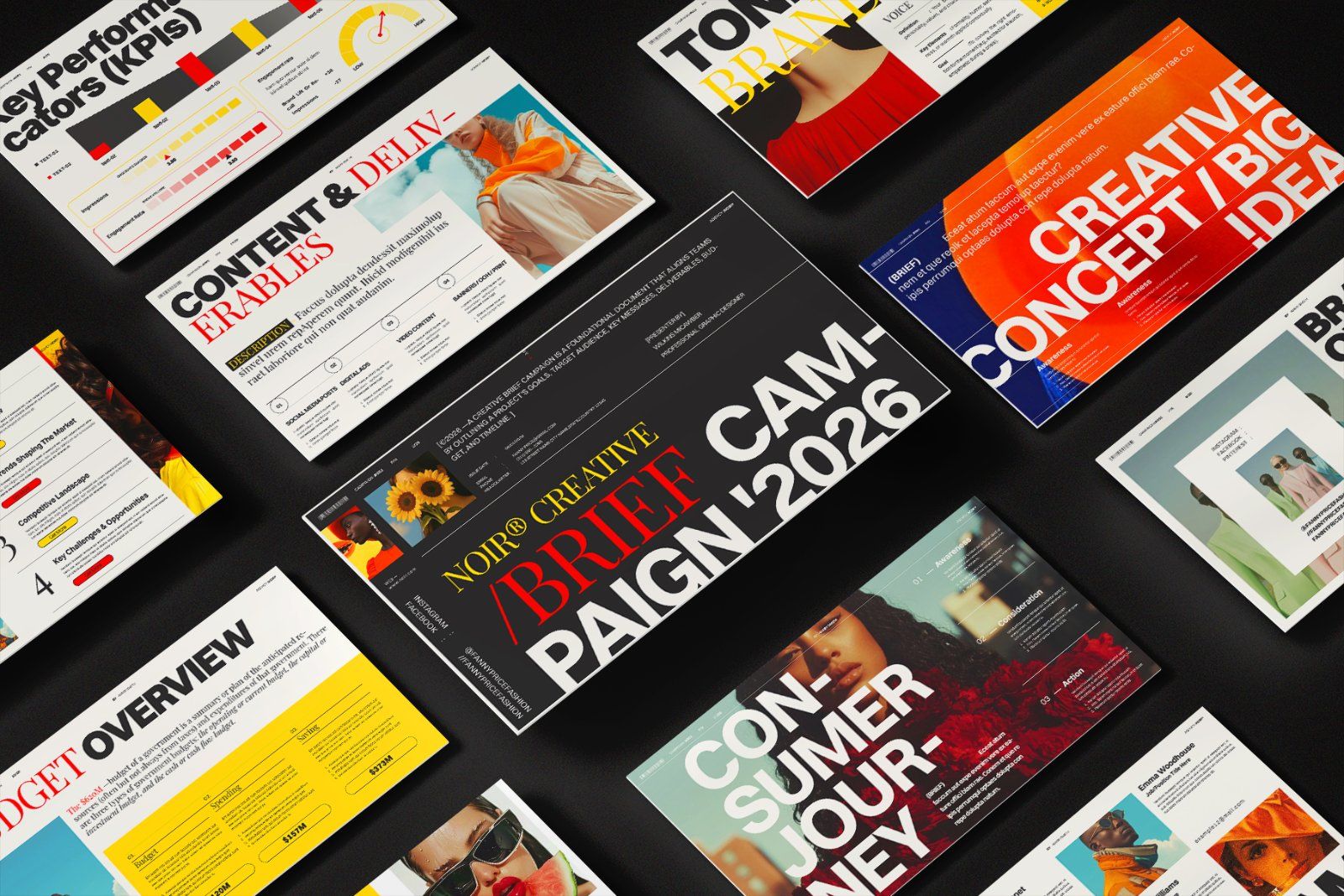 Creative Brief Campaign Presentation Template