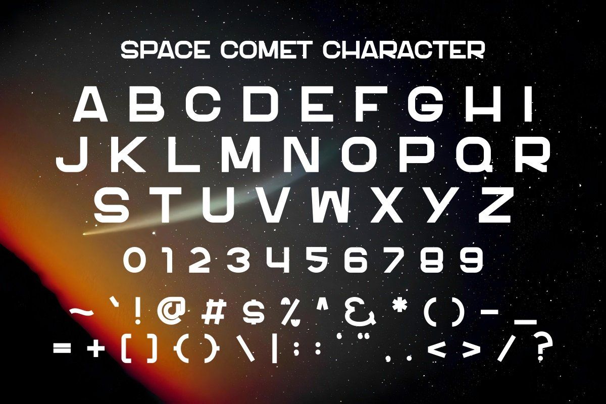 Space Comet - Modern Sans Font — image 7