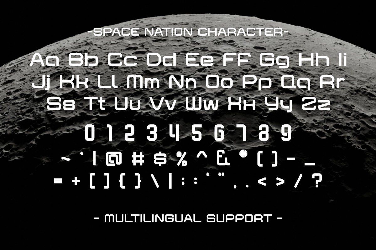 Space Nation - Futuristic Font — image 3
