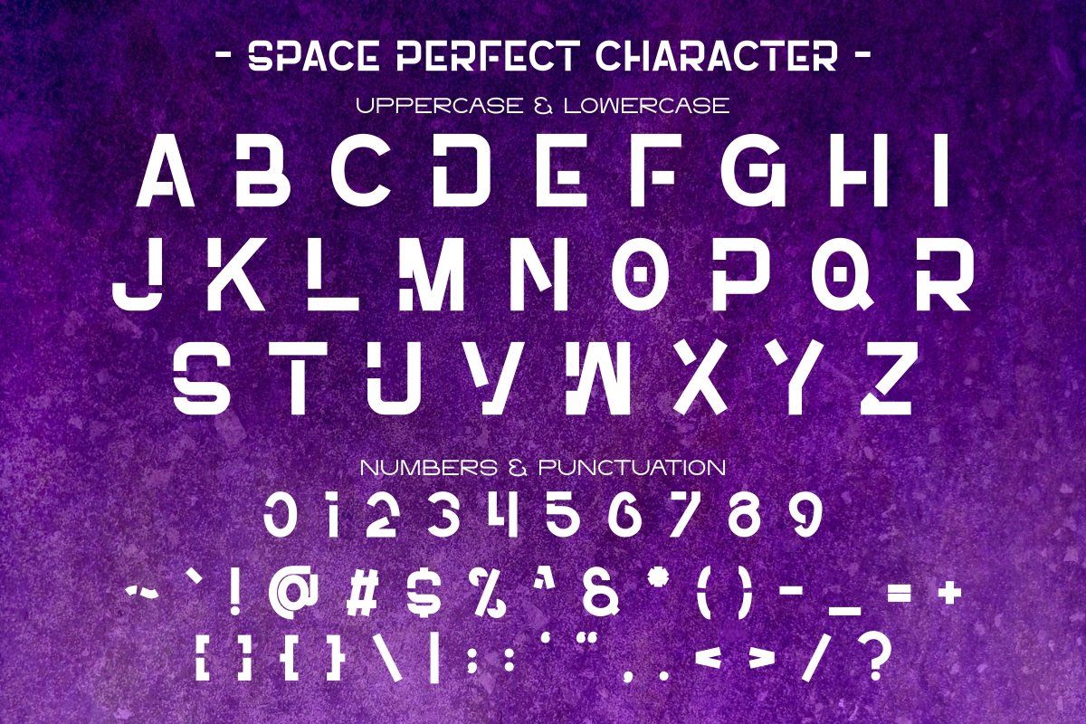 Space Perfect - Modern Futuristic Font — image 7