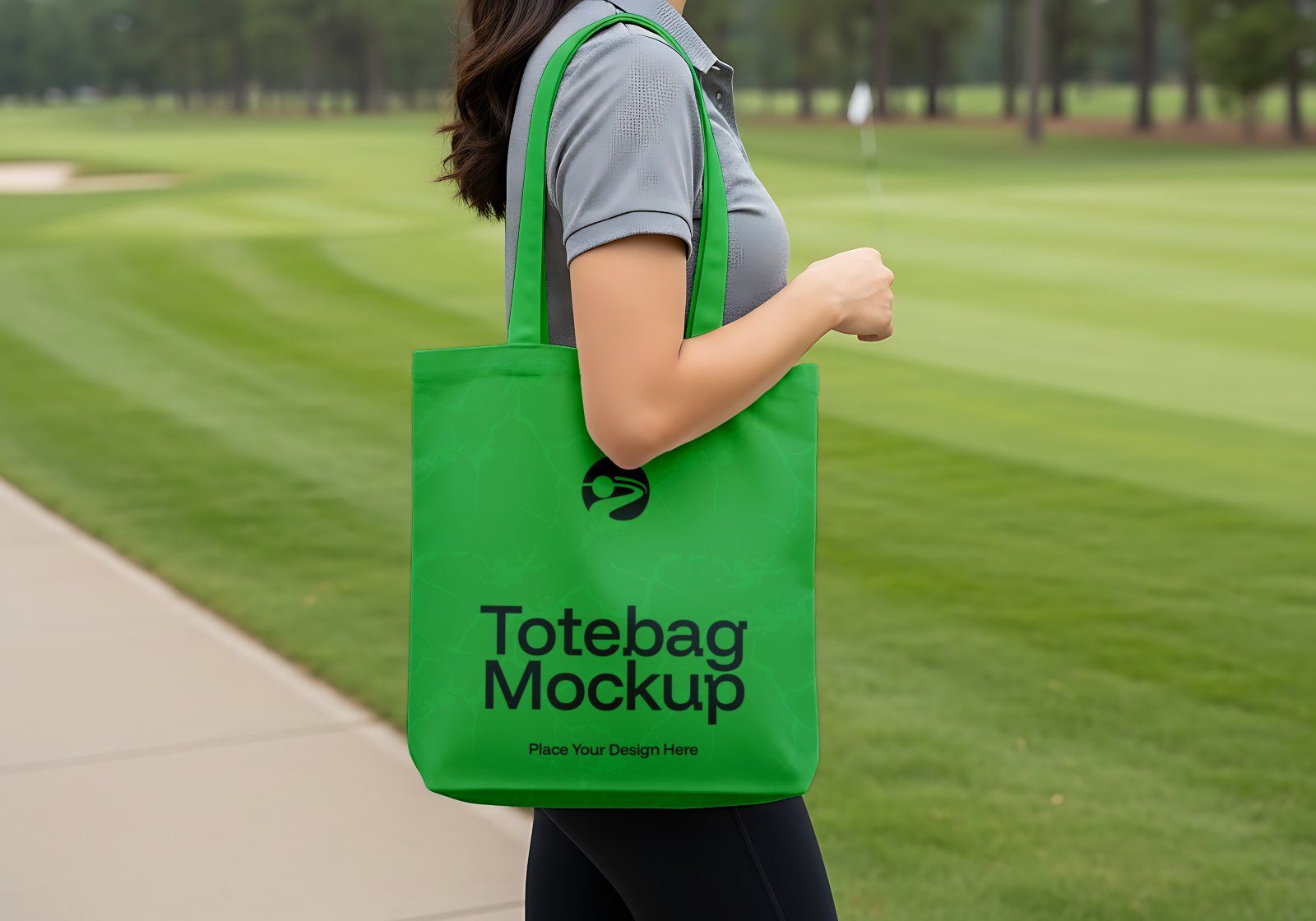 Premium Branding Green Pro Golf Mockup