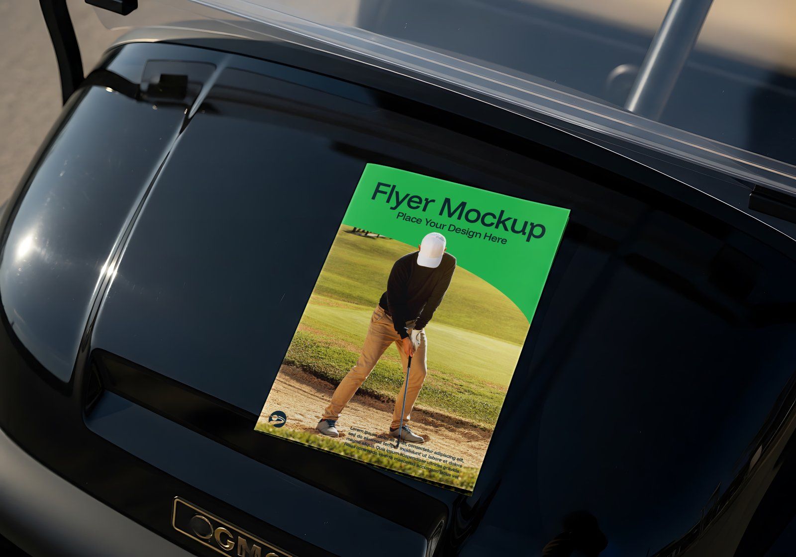 Premium Branding Green Pro Golf Mockup