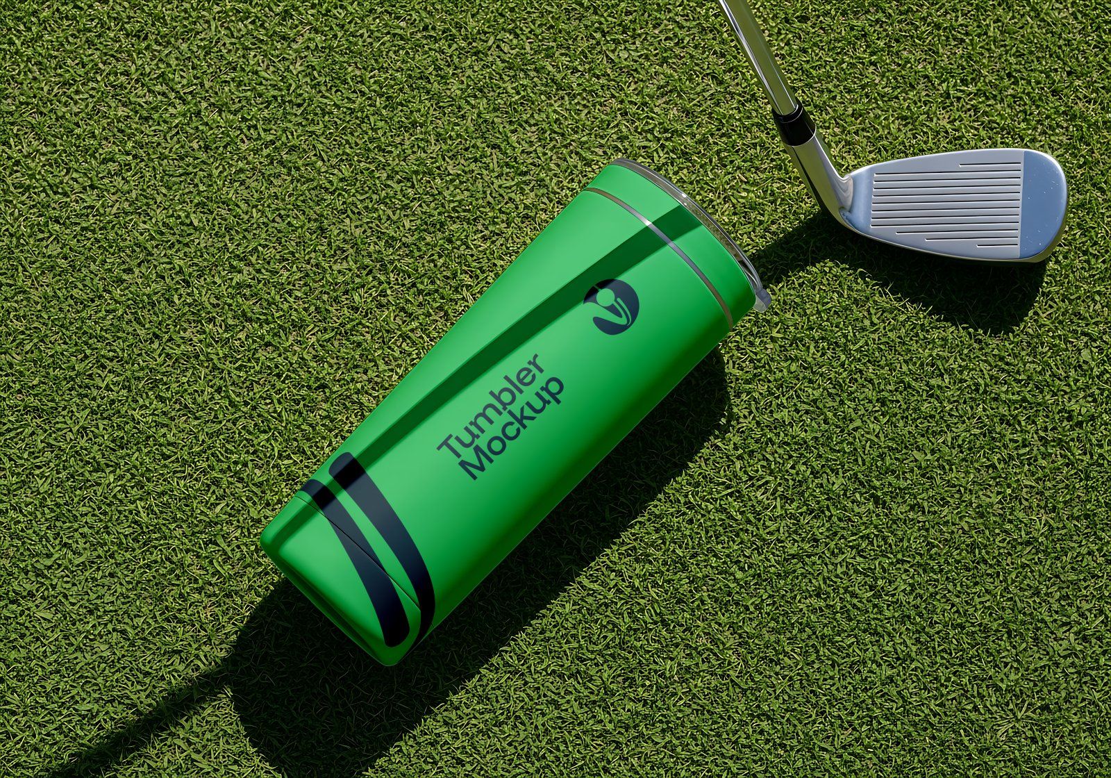 Premium Branding Green Pro Golf Mockup