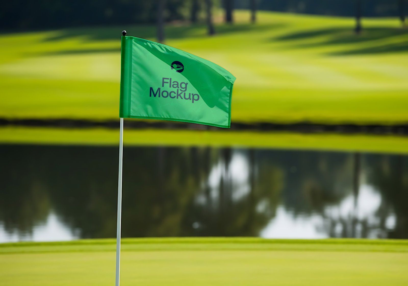 Premium Branding Green Pro Golf Mockup