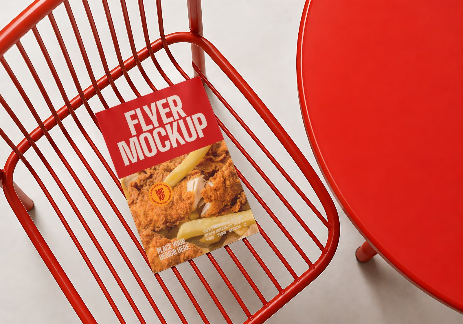 Premium Branding Red Orange Coffee Shop Mockup — image 5