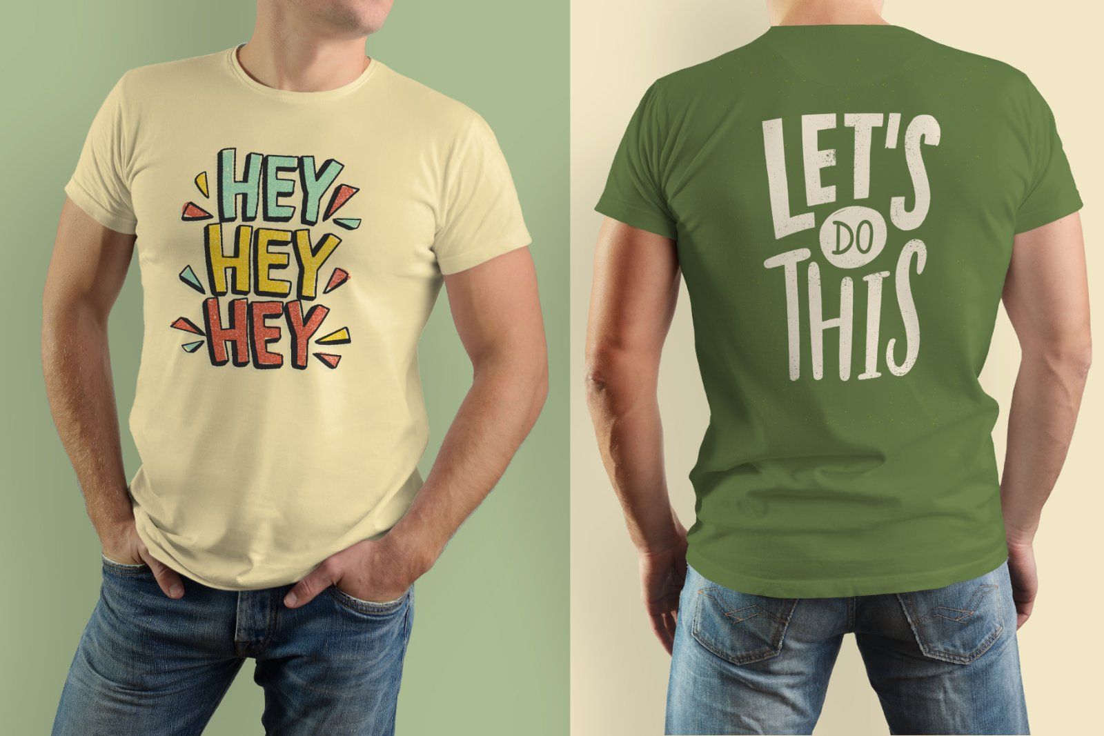 10 T-Shirt Men's Mockups