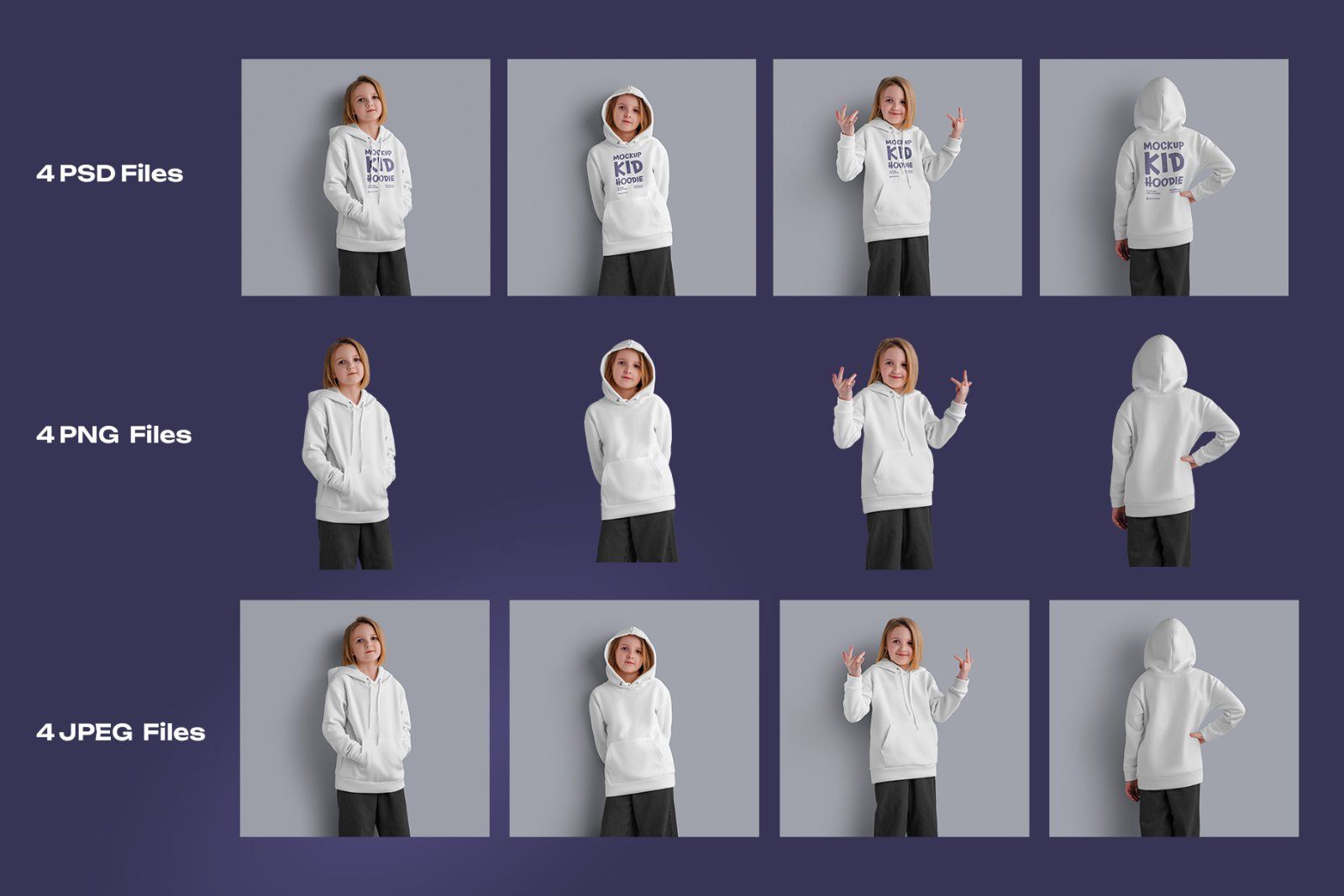 Children’s Hoodie Mockup – Vol. 02