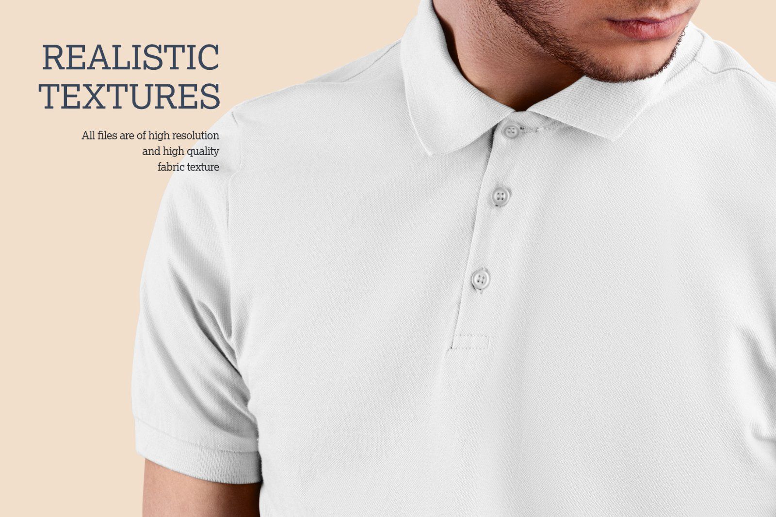 8 Men's Polo Mockups — image 7