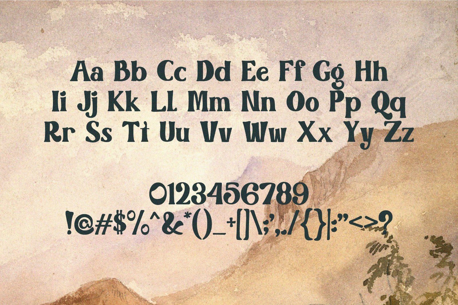 Diamore - Stylish Retro Serif Font — image 9