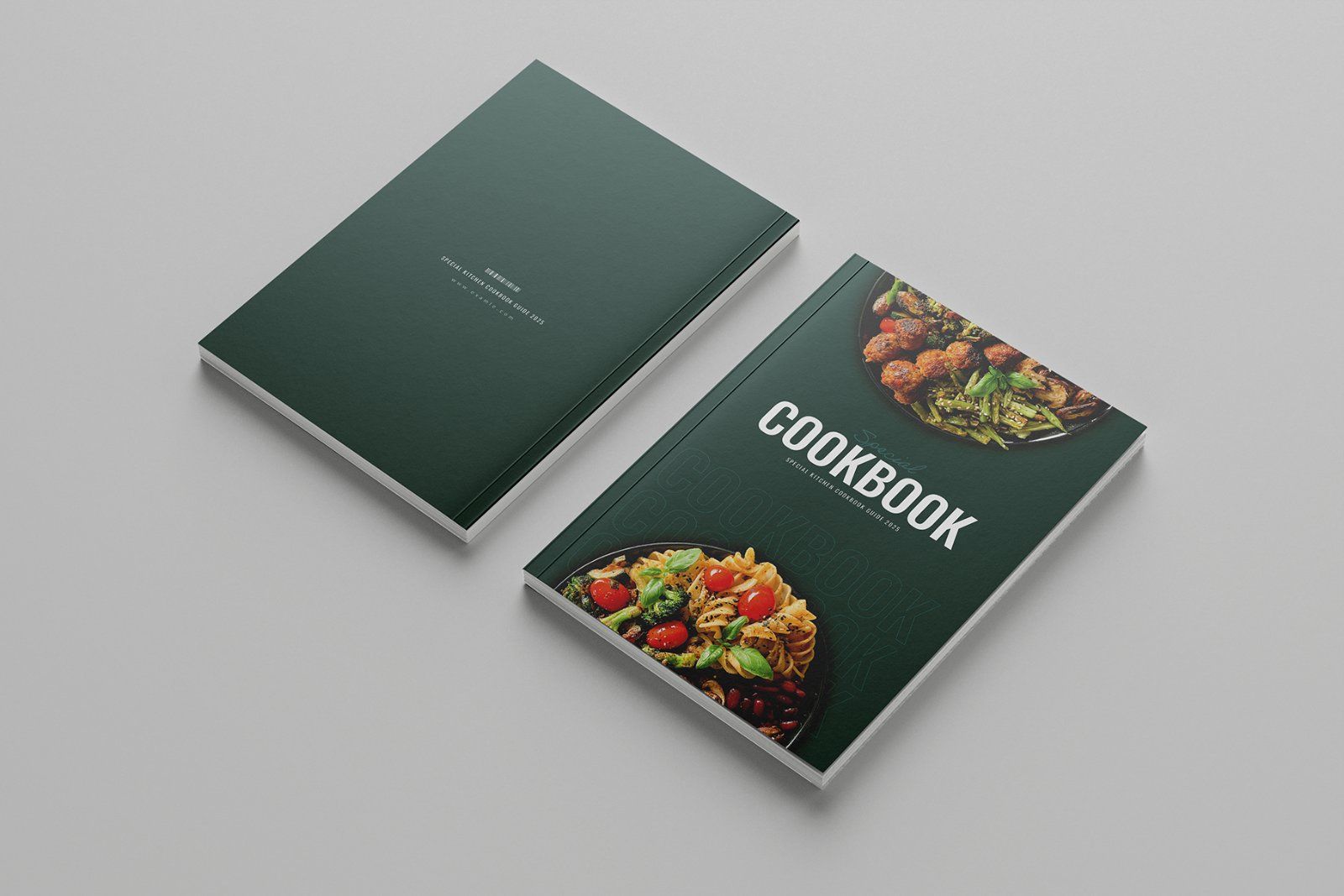 Cookbook Recipe Book Template
