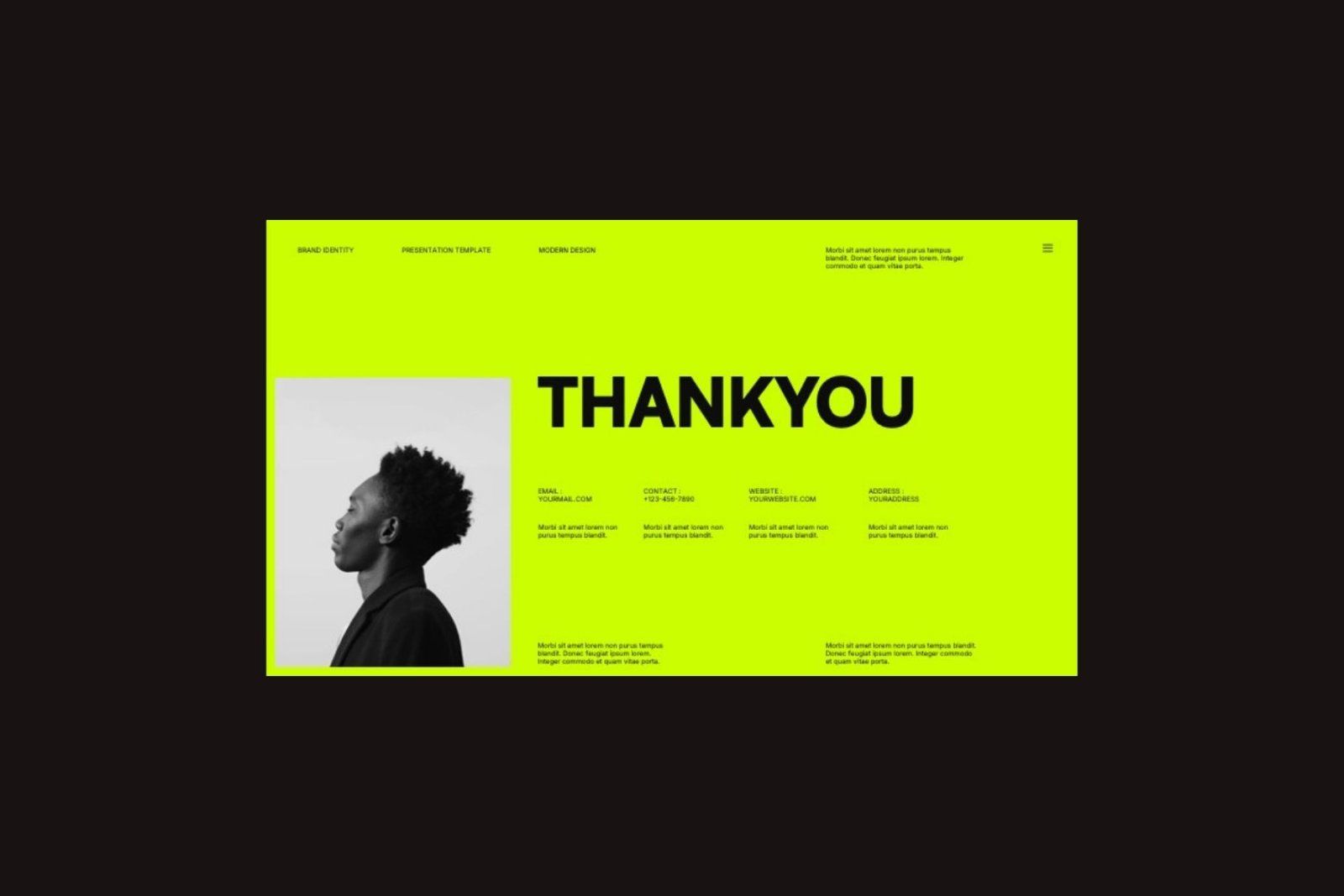 Audrey - Brand Identity Google Slides